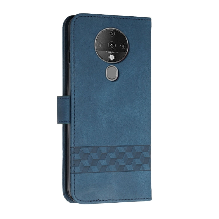 For Tecno Spark 6 Cubic Skin Feel Flip Leather Phone Case