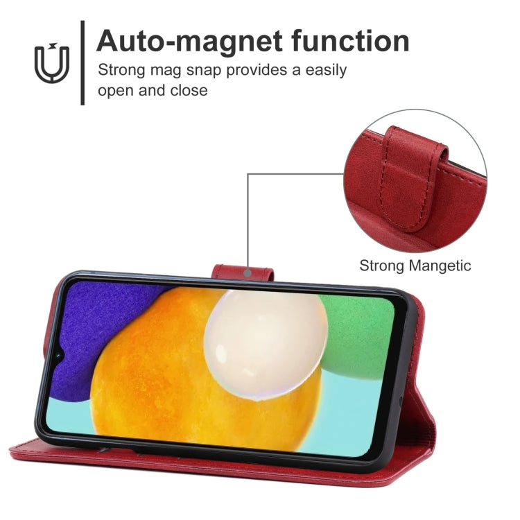 For Samsung Galaxy A13 5G / A04s Leather Phone Case