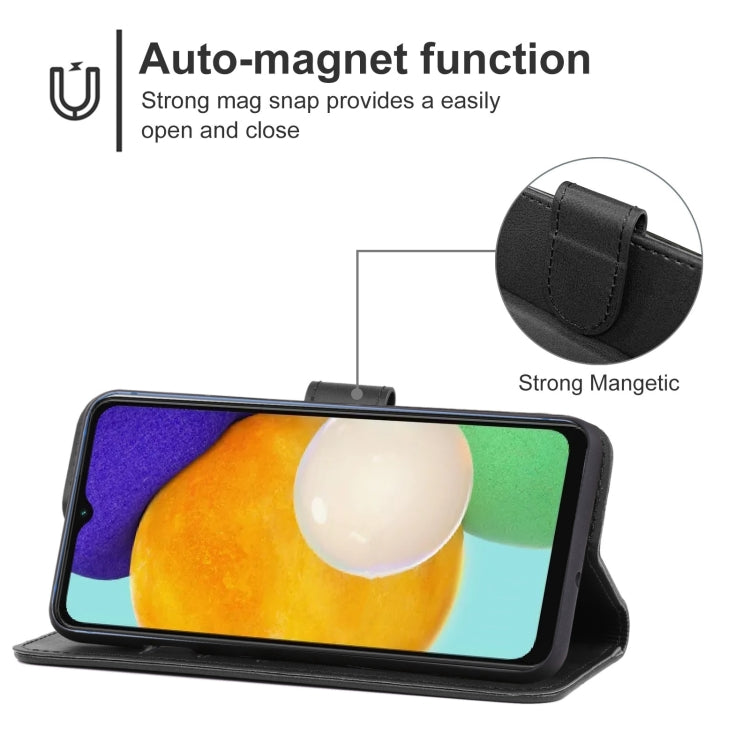 For Samsung Galaxy A13 5G / A04s Leather Phone Case