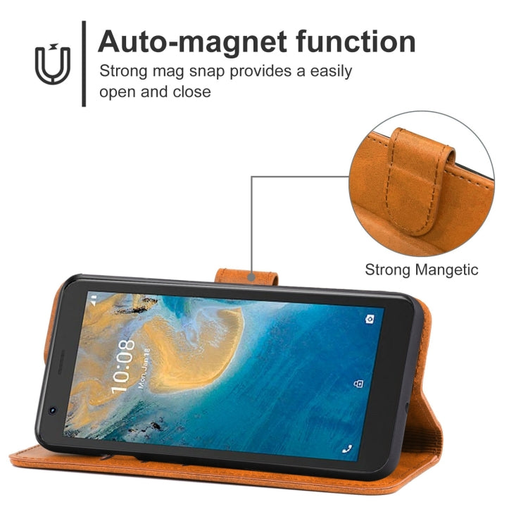 Leather Phone Case For ZTE Blade L9