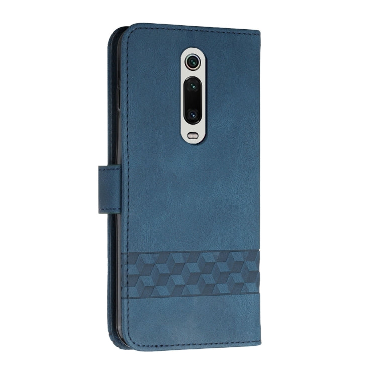For Xiaomi Mi 9T / Redmi K20 Cubic Skin Feel Flip Leather Phone Case