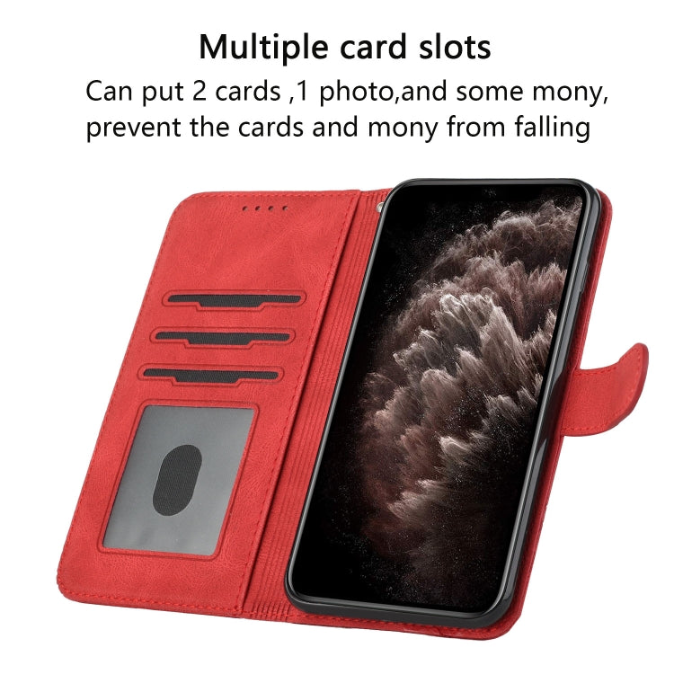 For OPPO Reno5 Pro 5G Cubic Skin Feel Flip Leather Phone Case