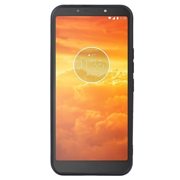 TPU Phone Case For Motorola Moto E5 Play Go(Pudding Black)