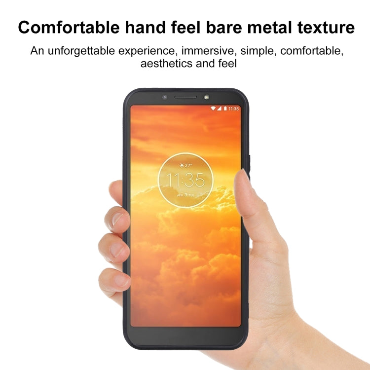 TPU Phone Case For Motorola Moto E5 Play Go(Pudding Black)
