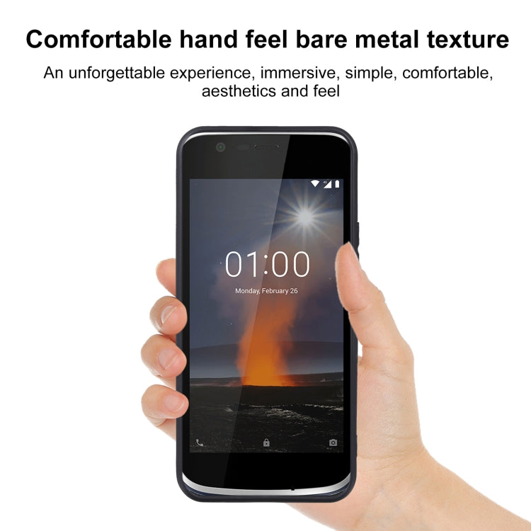 TPU Phone Case For Nokia 1(Pudding Black)