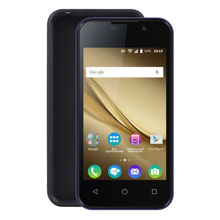 TPU Phone Case For Wiko BQS-4072(Pudding Black)