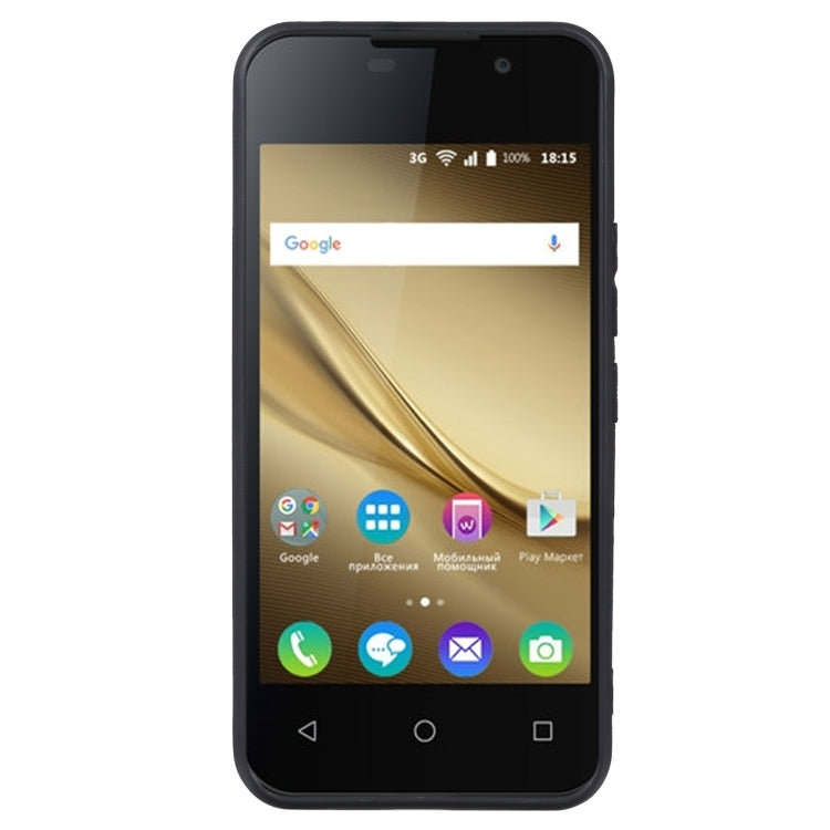 TPU Phone Case For Wiko BQS-4072(Pudding Black)