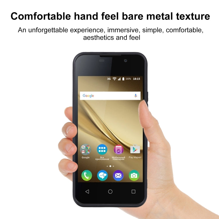 TPU Phone Case For Wiko BQS-4072(Pudding Black)