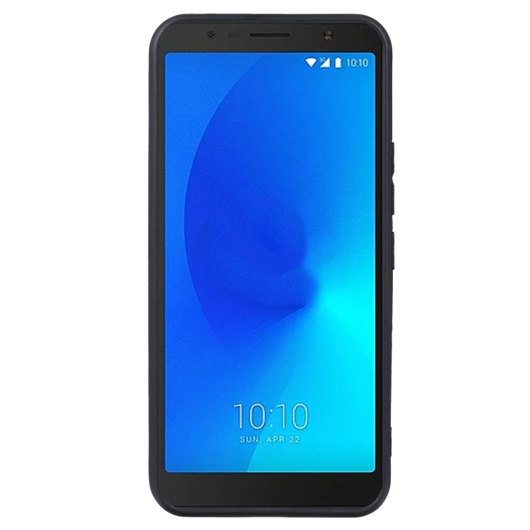 TPU Phone Case For Alcatel 3C 2018(Pudding Black)