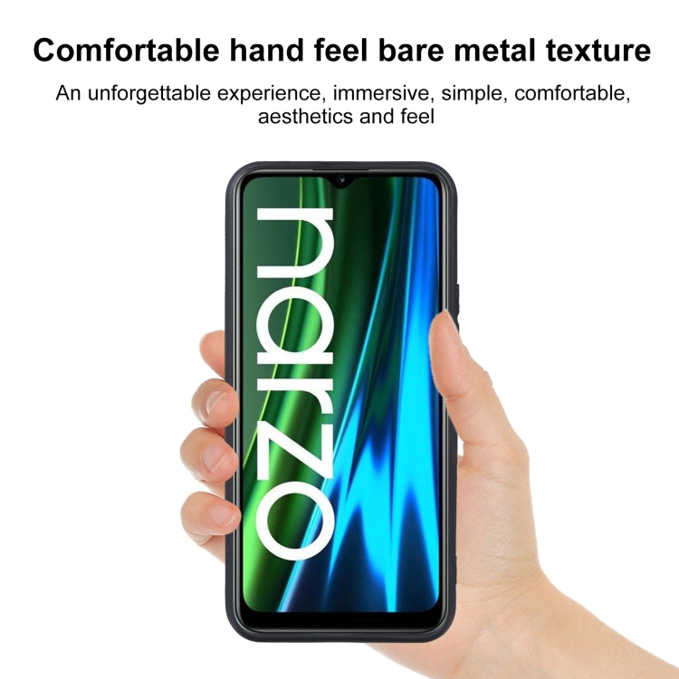 TPU Phone Case For OPPO Realme Narzo 50i(Matte Black)