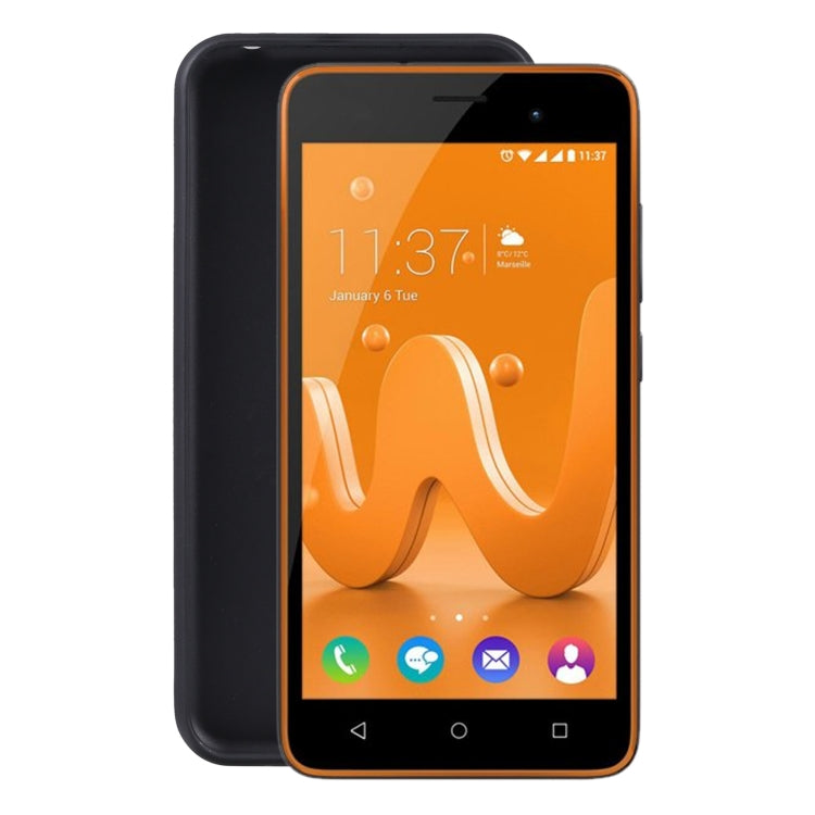TPU Phone Case For Wiko Jerry(Matte Black)