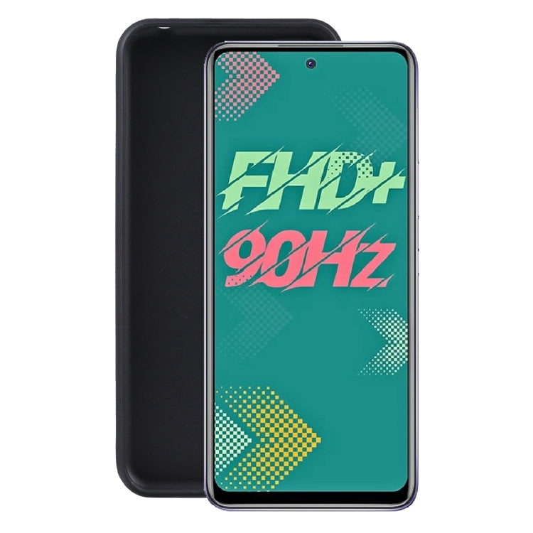 TPU Phone Case For Infinix Hot 11S(Matte Black)