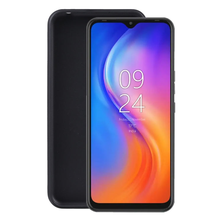 TPU Phone Case For Tecno Spark 7P(Matte Black)