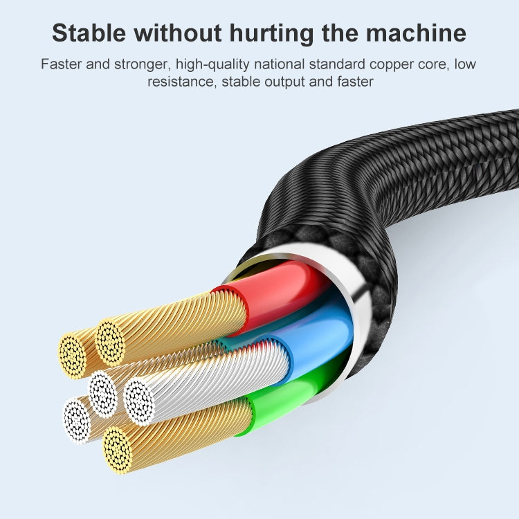 A6 PD 20W USB-C / Type-C to 8 Pin Elbow Data Cable for iPhone, iPad, Length:2m