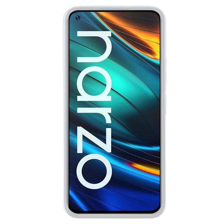 TPU Phone Case For OPPO Realme Narzo(Transparent White)