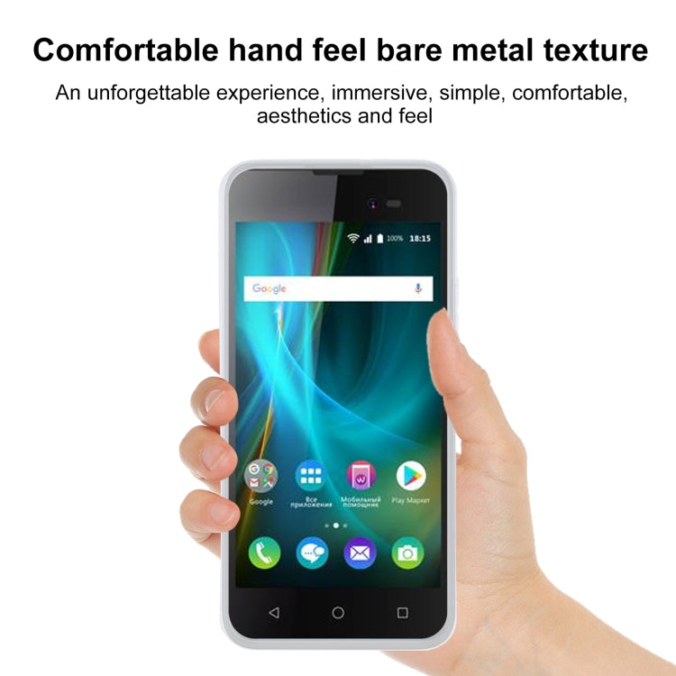 TPU Phone Case For Wiko BQ5035(Transparent White)