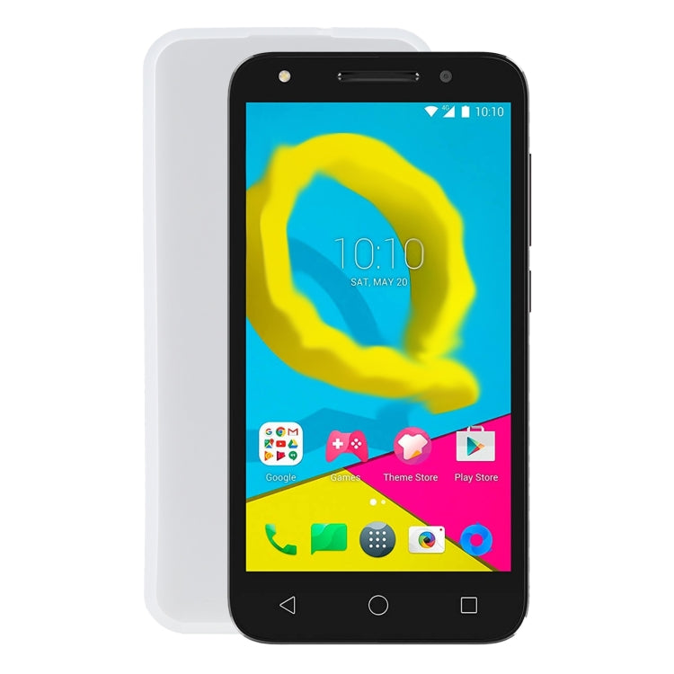TPU Phone Case For Alcatel U5 4G / 5044(Transparent White)