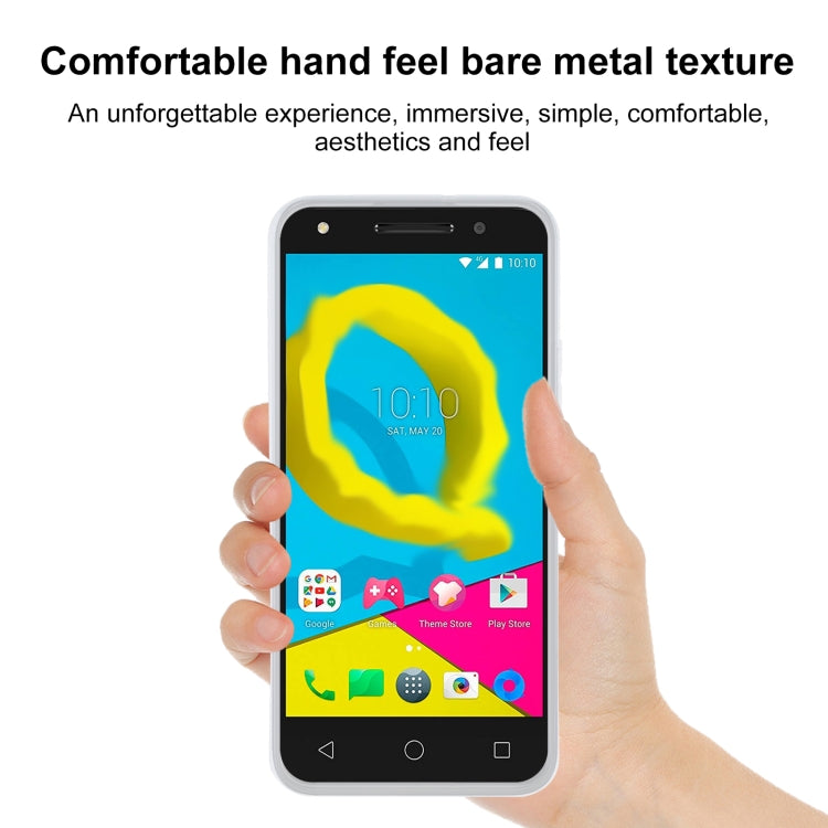 TPU Phone Case For Alcatel U5 4G / 5044(Transparent White)