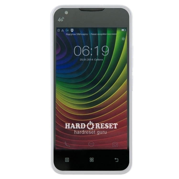 TPU Phone Case For Lenovo A2800(Transparent White)