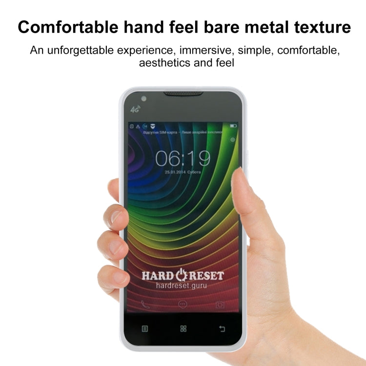 TPU Phone Case For Lenovo A2800(Transparent White)