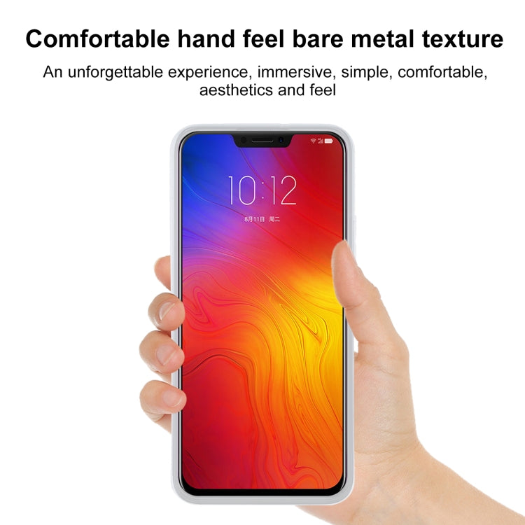 TPU Phone Case For Lenovo Z5 free version(Transparent White)