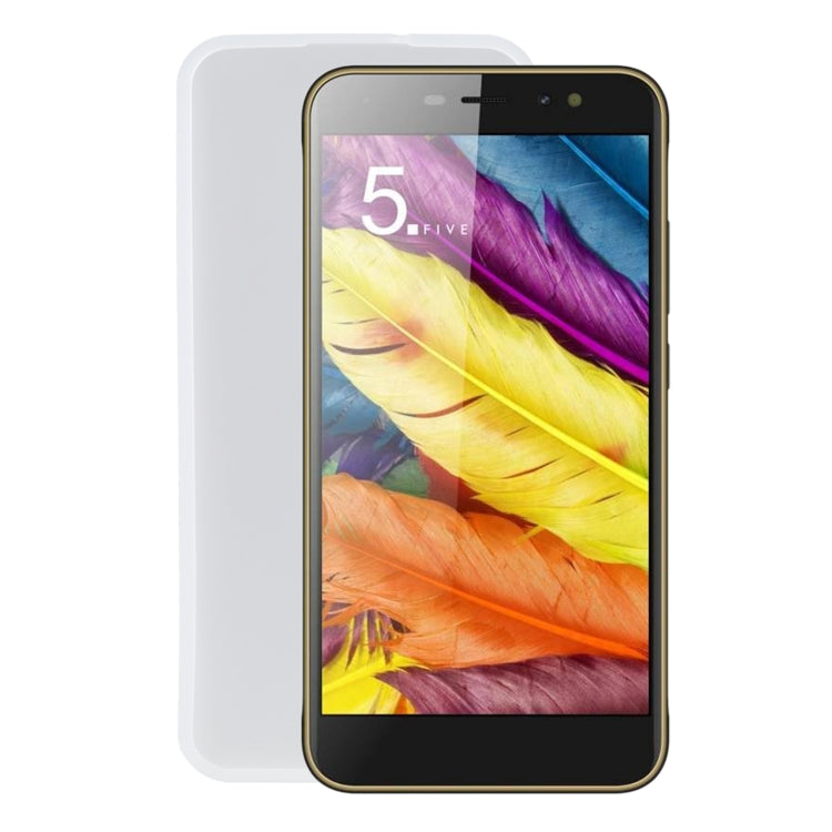 TPU Phone Case For ZTE Nubia N1 Lite(Transparent White)
