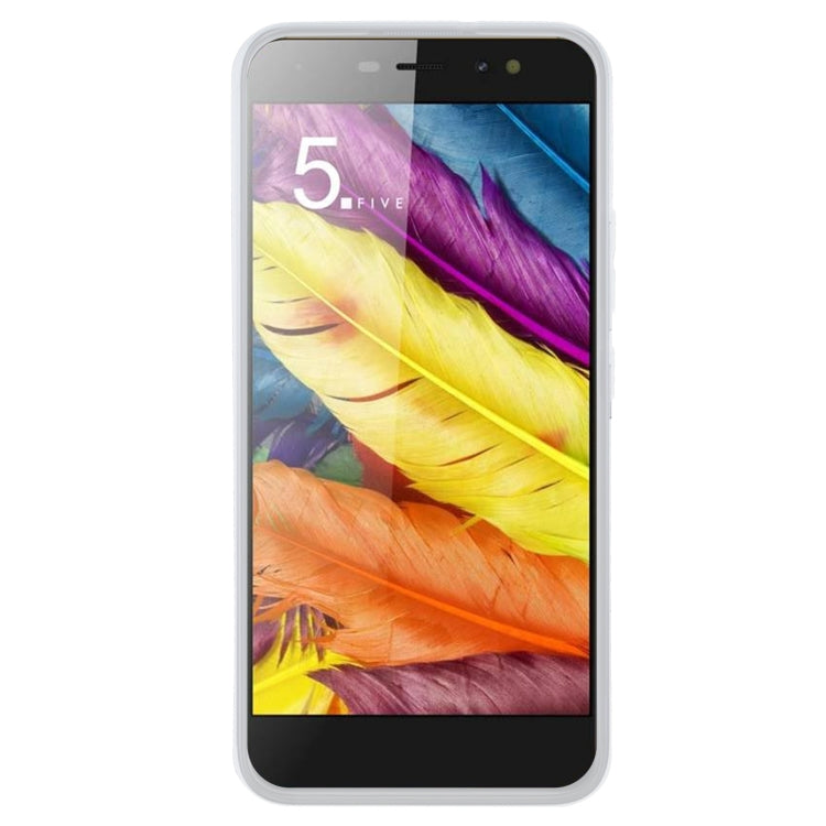 TPU Phone Case For ZTE Nubia N1 Lite(Transparent White)