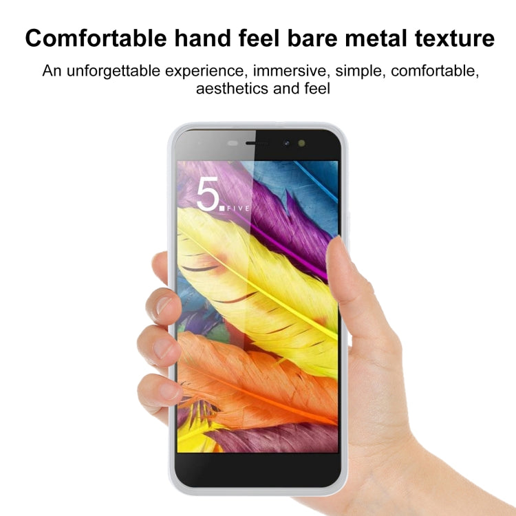 TPU Phone Case For ZTE Nubia N1 Lite(Transparent White)