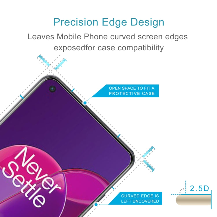 50 PCS 0.26mm 9H 2.5D Tempered Glass Film For OnePlus 9RT 5G