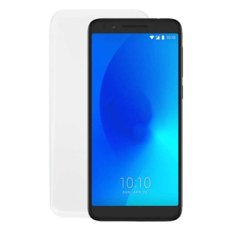 TPU Phone Case For Alcatel 3L 2019 / 5034D No Fingerprint(Transparent)