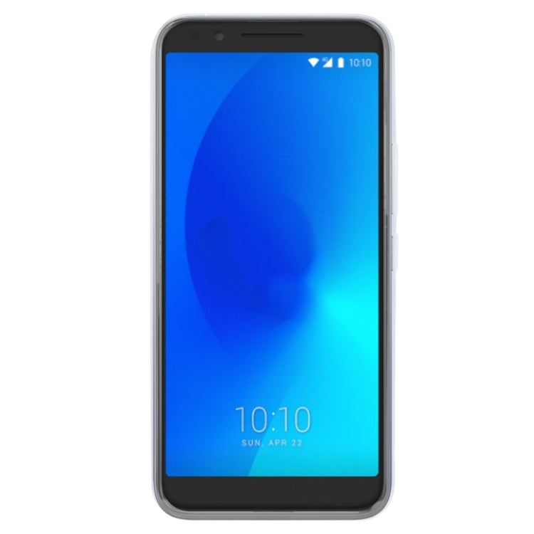 TPU Phone Case For Alcatel 3L 2019 / 5034D No Fingerprint(Transparent)
