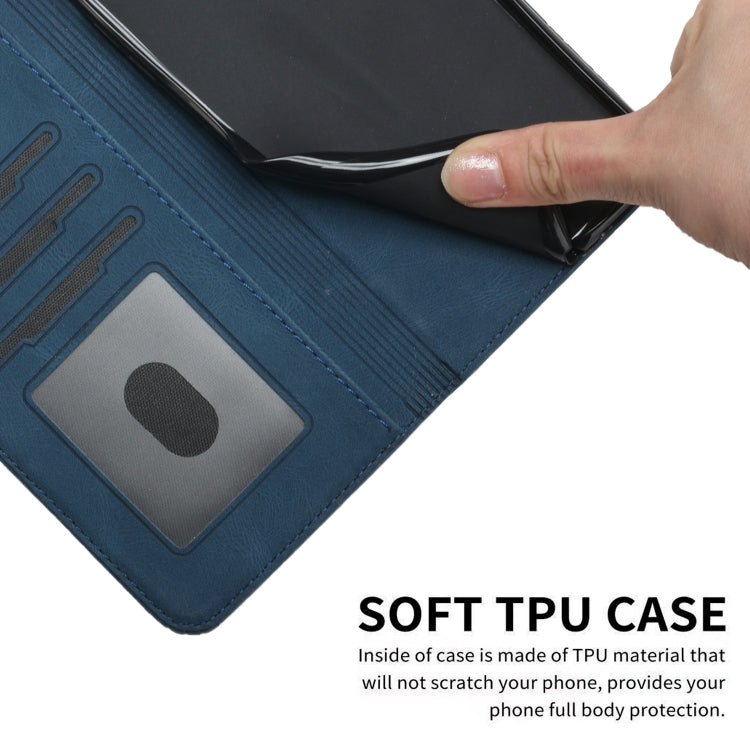 For iPhone 13 mini Cubic Skin Feel Flip Leather Phone Case