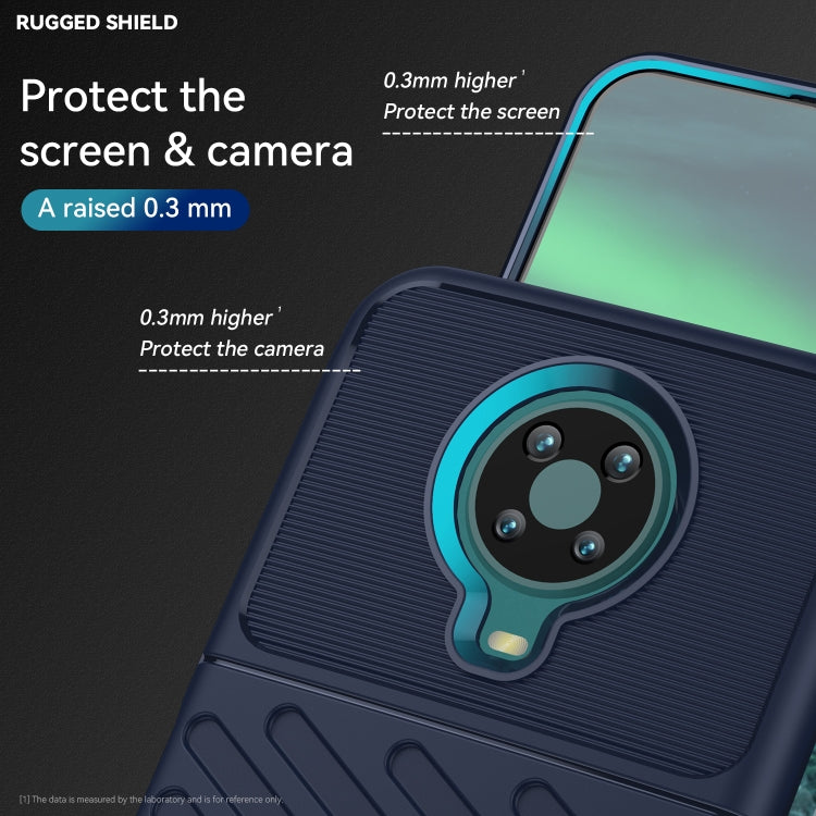 For Nokia 6.3 / 6.4 Thunderbolt Shockproof TPU Soft Phone Case(Blue)