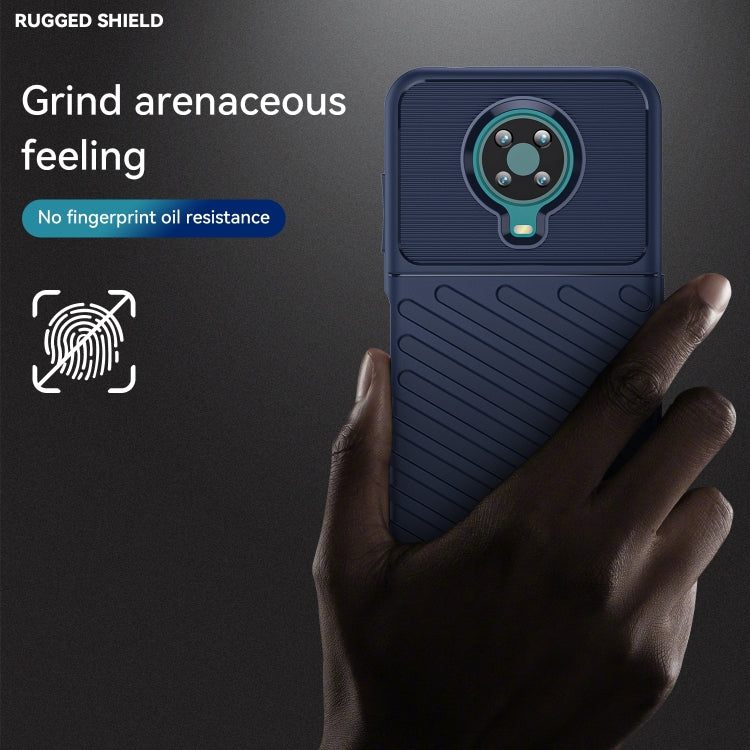 For Nokia 6.3 / 6.4 Thunderbolt Shockproof TPU Soft Phone Case(Blue)