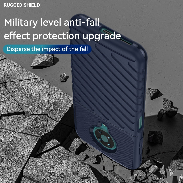 For Nokia 6.3 / 6.4 Thunderbolt Shockproof TPU Soft Phone Case(Blue)