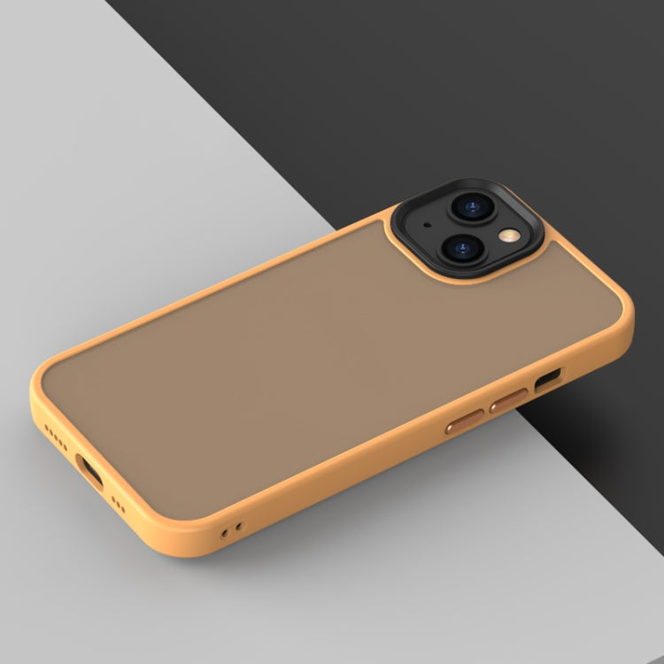 For iPhone 13 mini Translucent Frosted Shockproof Phone Case
