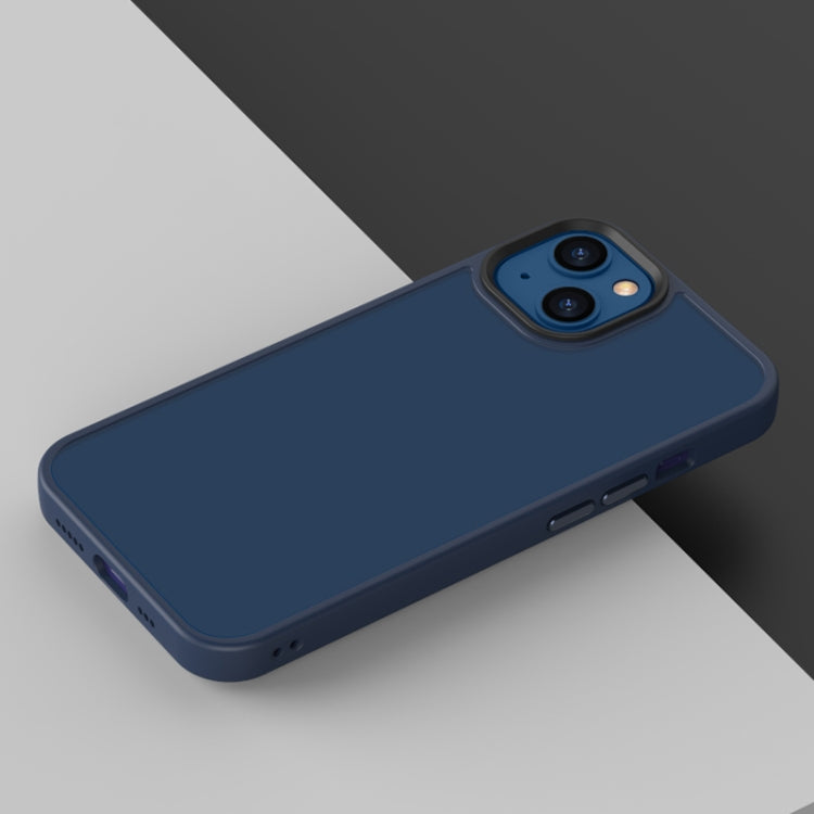 For iPhone 13 mini Translucent Frosted Shockproof Phone Case