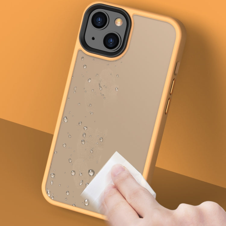 For iPhone 13 mini Translucent Frosted Shockproof Phone Case