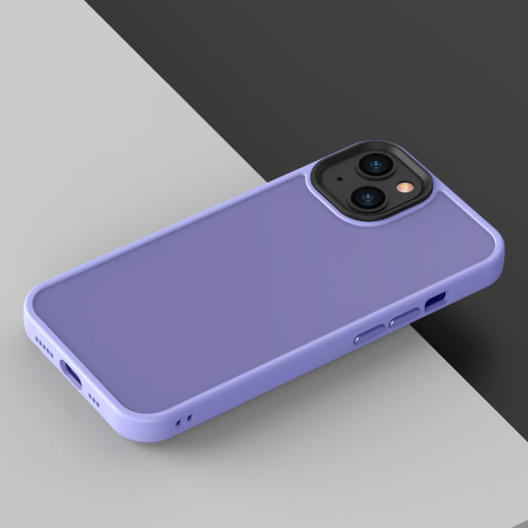 For iPhone 13 Translucent Frosted Shockproof Phone Case