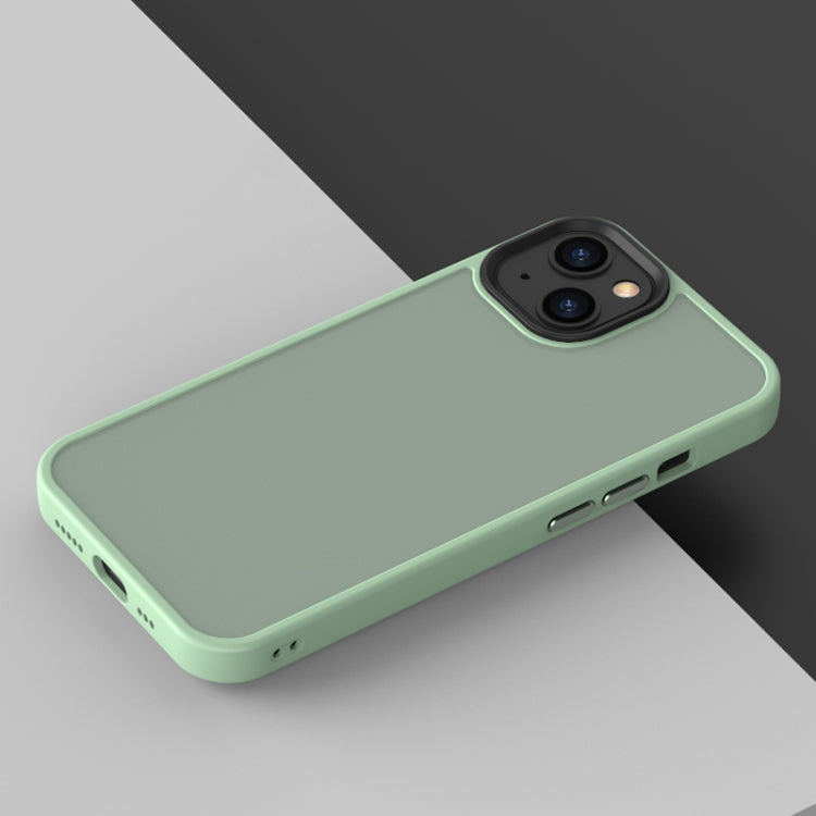 For iPhone 13 Translucent Frosted Shockproof Phone Case