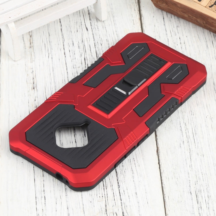 For vivo S1 Pro Vanguard Warrior All Inclusive Double-color Shockproof TPU + PC Phone Case with Holder