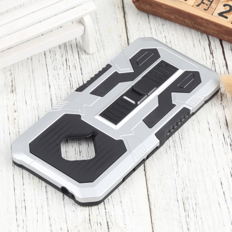 For vivo S1 Pro Vanguard Warrior All Inclusive Double-color Shockproof TPU + PC Phone Case with Holder