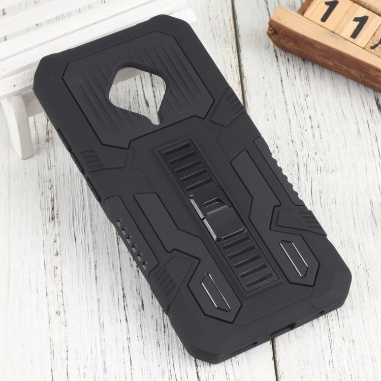 For vivo S1 Pro Vanguard Warrior All Inclusive Double-color Shockproof TPU + PC Phone Case with Holder