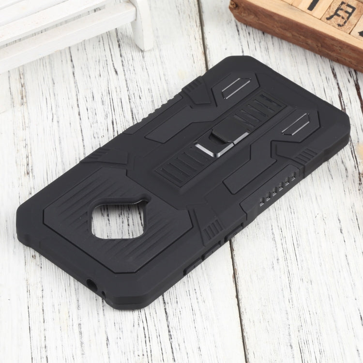 For vivo S1 Pro Vanguard Warrior All Inclusive Double-color Shockproof TPU + PC Phone Case with Holder