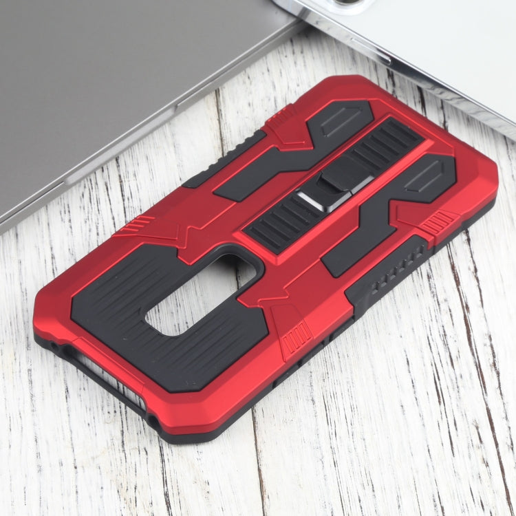 For vivo V17 Pro Vanguard Warrior All Inclusive Double-color Shockproof TPU + PC Phone Case with Holder