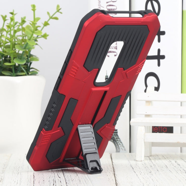 For vivo V17 Pro Vanguard Warrior All Inclusive Double-color Shockproof TPU + PC Phone Case with Holder