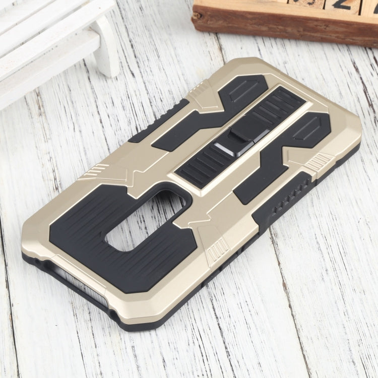 For vivo V17 Pro Vanguard Warrior All Inclusive Double-color Shockproof TPU + PC Phone Case with Holder