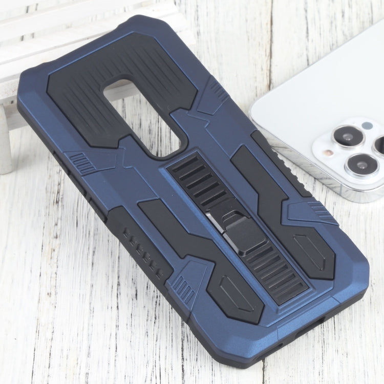 For vivo V17 Pro Vanguard Warrior All Inclusive Double-color Shockproof TPU + PC Phone Case with Holder