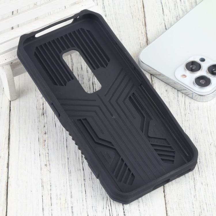 For vivo V17 Pro Vanguard Warrior All Inclusive Double-color Shockproof TPU + PC Phone Case with Holder