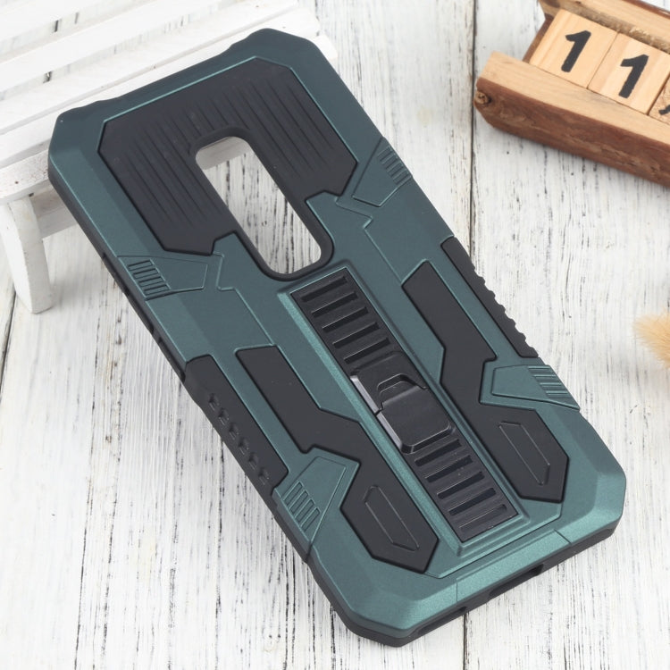For vivo V17 Pro Vanguard Warrior All Inclusive Double-color Shockproof TPU + PC Phone Case with Holder